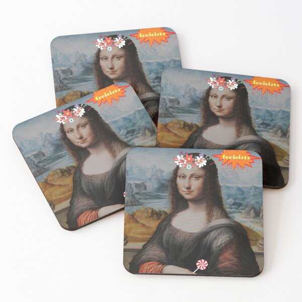Item preview, Mona Lisa Feminista designed and sold by CosmicIntuition.