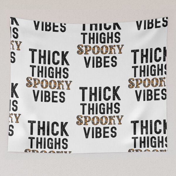 Item preview, Thick Thighs And Spooky Vibes, One Spooky Mama designed and sold by SportyDogShop.