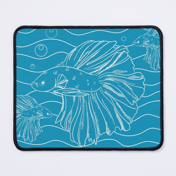 Item preview, Calming Aquarium Fish Tank Aqua Blue designed and sold by Maria Garcia.