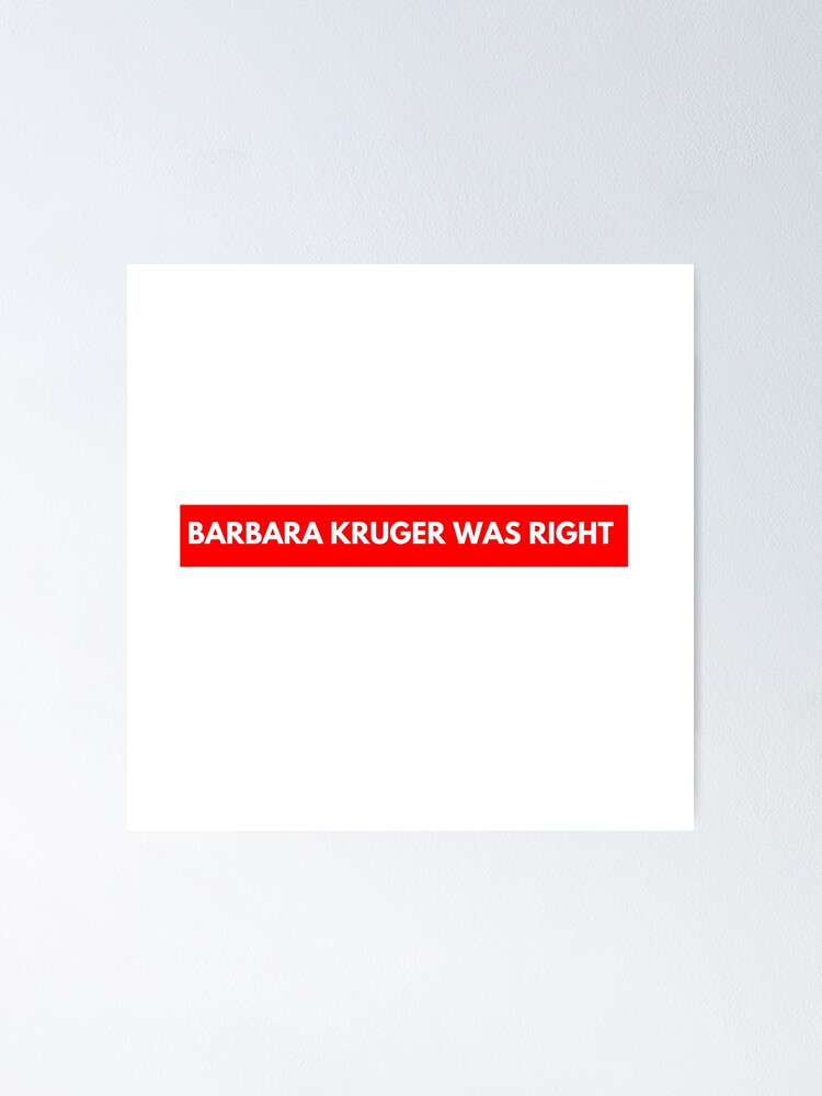 Barbara kruger sale and supreme