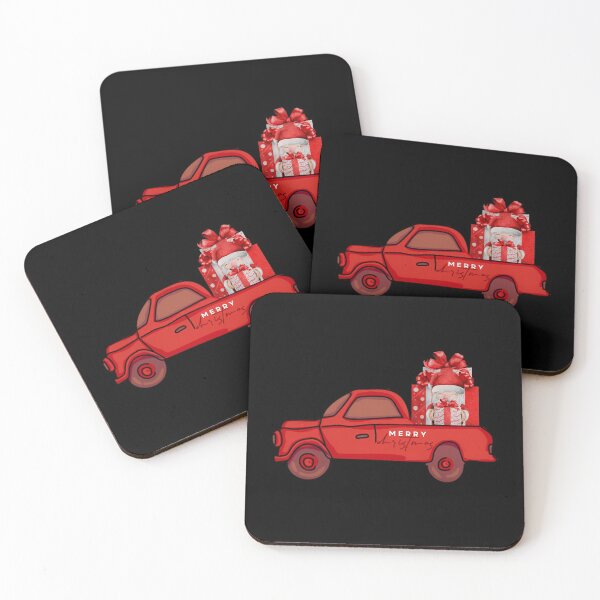 Item preview, red truck christmas pick up santa claus with the gifts designed and sold by Danalight.
