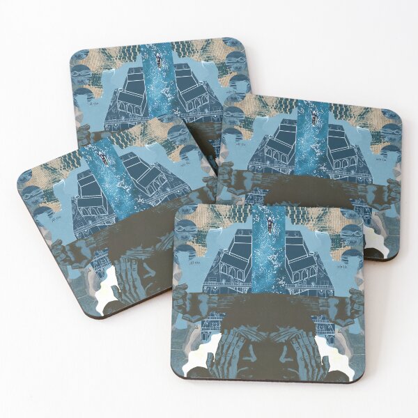 Item preview, Jacarina Blue Collage designed and sold by matthewgelee.