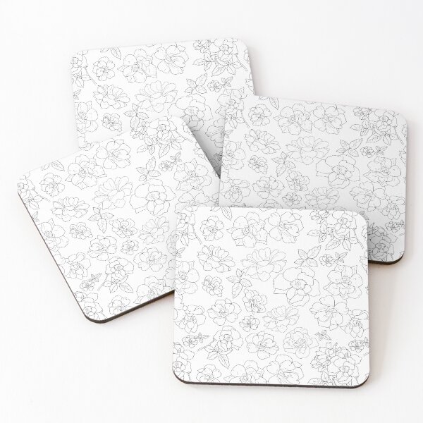 Item preview, Ramblin' Rose Black on White Repeat 5748 designed and sold by Art in My Loft.