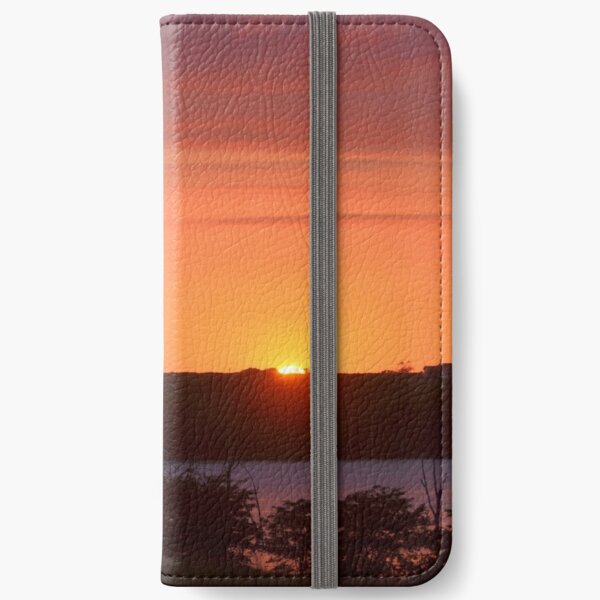 The Final Ember of Day iPhone Wallet
