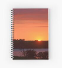The Final Ember of Day Spiral Notebook