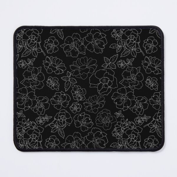 Item preview, Ramblin' Rose White on Black Repeat 5748 designed and sold by Art in My Loft.