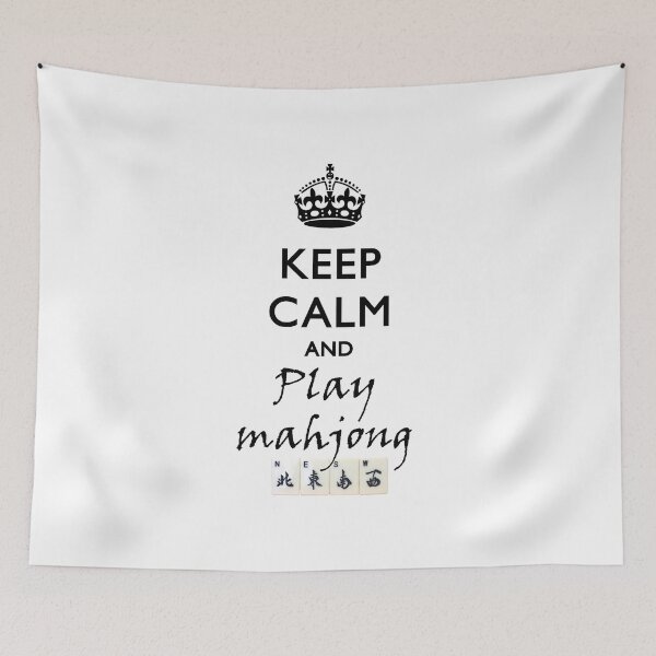 Item preview, Keep Calm Play Mahjong designed and sold by lgotian.