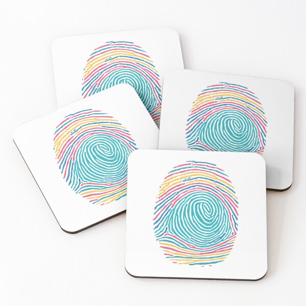 Item preview, Multicolor Colorful Fingerprint DNA designed and sold by MadMando.