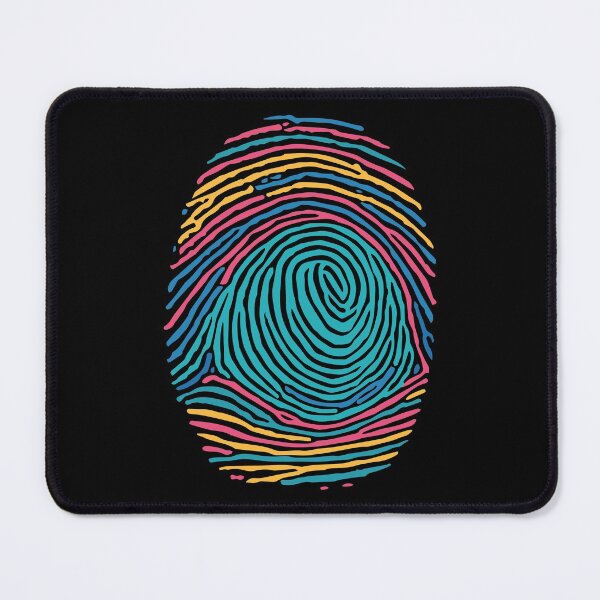 Item preview, Multicolor Colorful Fingerprint DNA designed and sold by MadMando.
