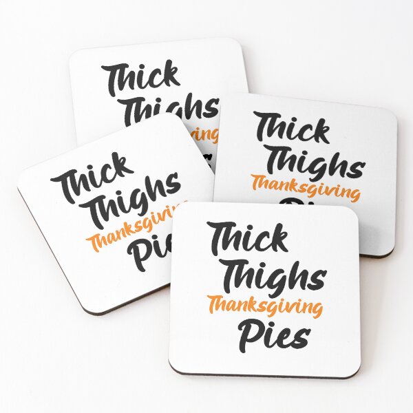 Item preview, Thick Thighs and Thanksgiving Pies, Pumpkinspice designed and sold by SportyDogShop.