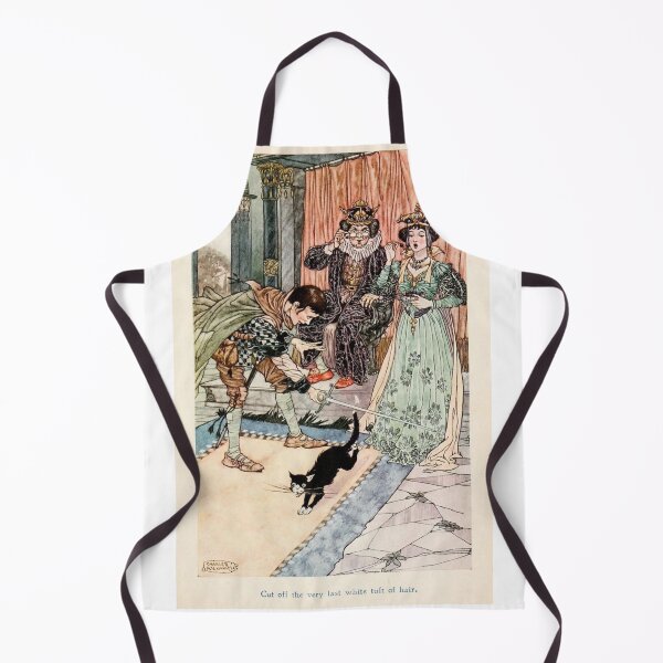 Item preview, Vintage Fairytale with Black Cat Book Illustration designed and sold by Bellathewilde.