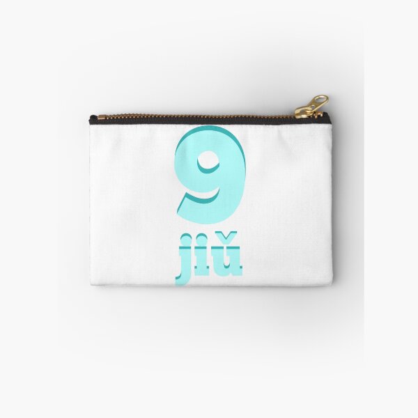 Item preview, Baby learns to say the number nine in Chinese blue designed and sold by jshek8188.