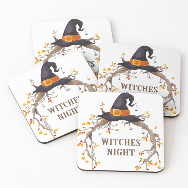 Item preview, Witches Night Halloween illustration designed and sold by Chimp Champ.