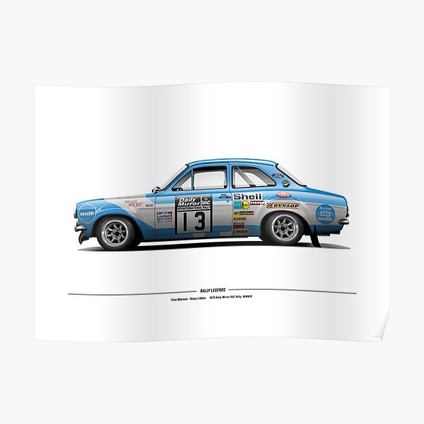 Escort RS - 73 RAC - Mäkinen / Liddon Poster