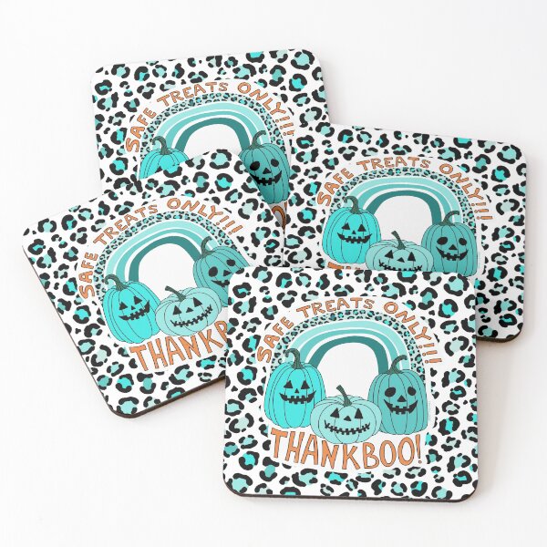 Item preview, Safe treats teal Halloween, Halloween collection  designed and sold by Lillieoandco.