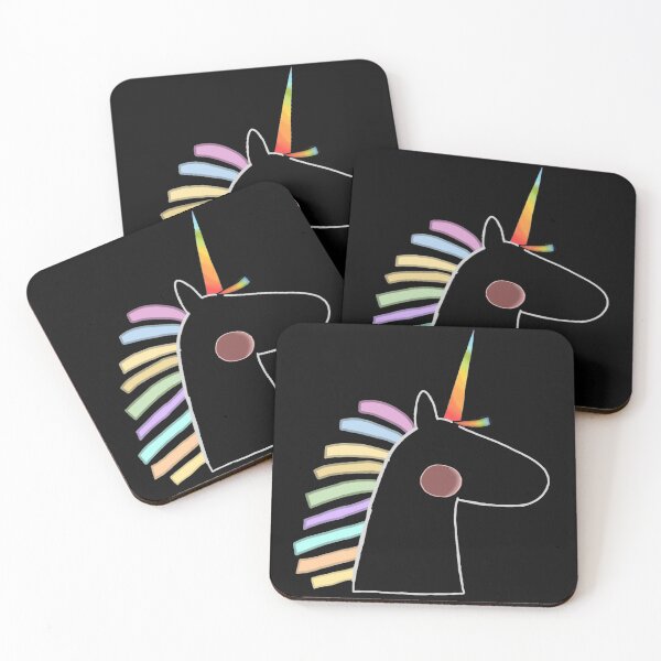 Item preview, multicolored rainbow unicorn designed and sold by angelusdark.