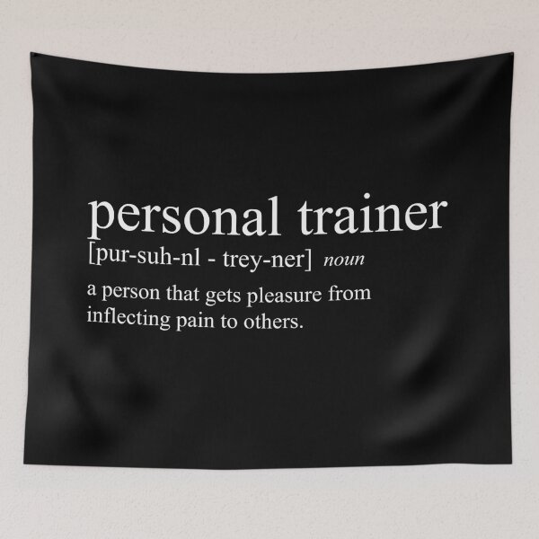 Item preview, personal trainer - definition designed and sold by Silly Lily.