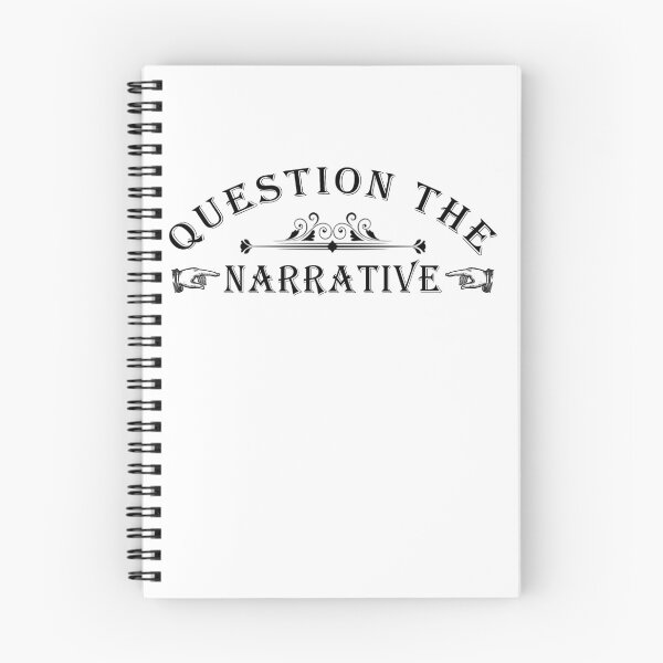 Item preview, Question The Narrative Typography Critical Thinker designed and sold by ArtOfRebellion.