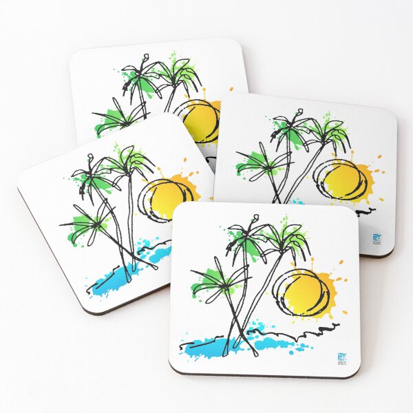 Item preview, Palm Trees Scribble Motif designed and sold by GraphicAlchemy.