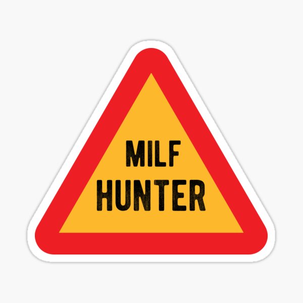 Milf Hunter Warning Cool Motorcycle Or Funny Helmet Stickers And Bikers  Gifts\