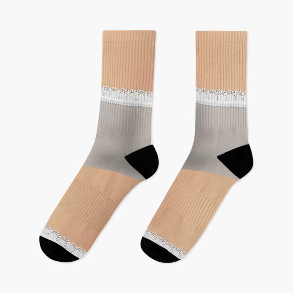 Item preview, White Lace Stockings for Light Skin Option 2 designed and sold by JJLosh.