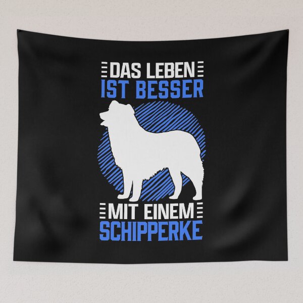 Item preview, Living with Schipperke Belgian Shepherd Dog designed and sold by madgrfx.
