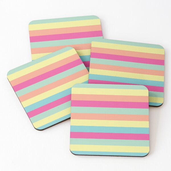 Item preview, Candy Rainbow Stripes Pattern designed and sold by Daniel Bevis Design.