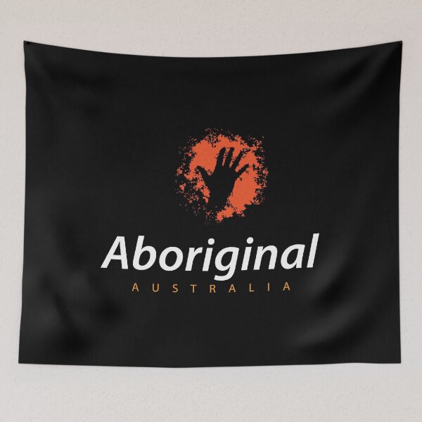 Item preview, Aboriginal Australia Handprint designed and sold by ArtofDissent.
