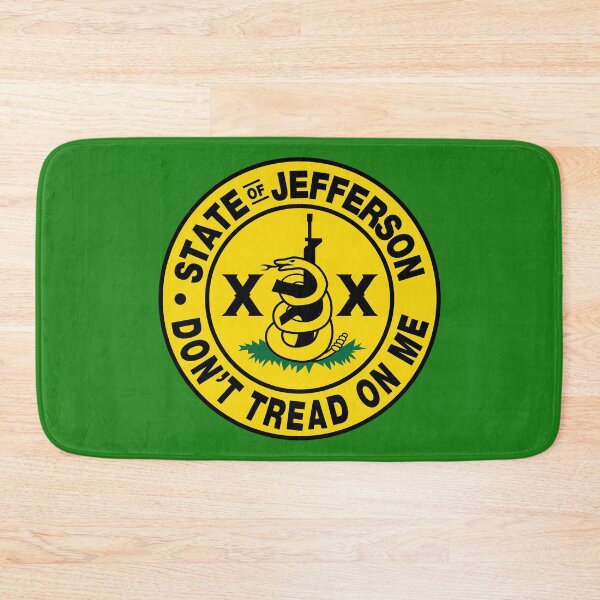 Item preview, State of Jefferson No Tread Coiled Snake designed and sold by signsandsymbols.