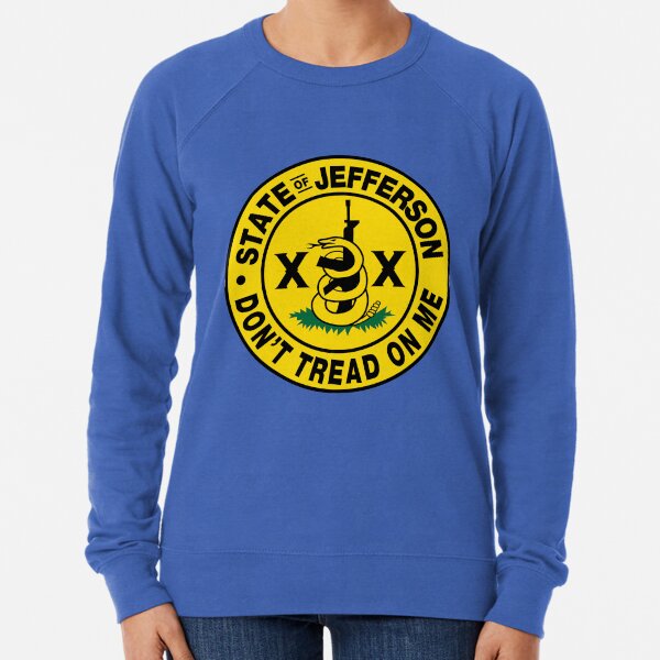 State of Jefferson No Tread Coiled Snake Lightweight Sweatshirt