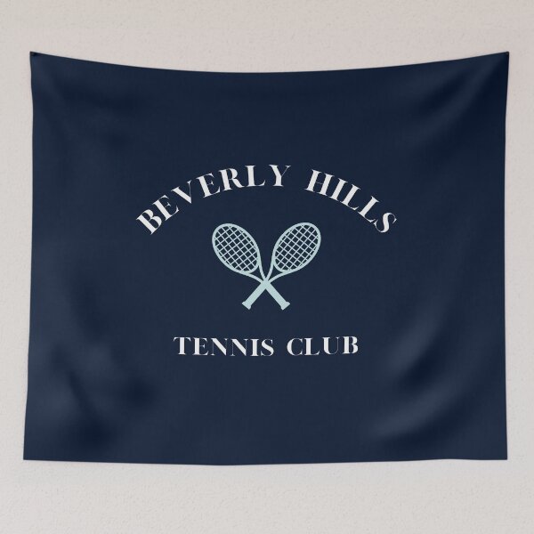 Artikelvorschau, Beverly Hills Tennis Club Blaue Tennisschläger entworfen und verkauft von Designedbysm.