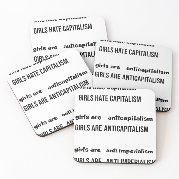 Item preview, Girls Hate Capitalism designed and sold by Raminovitch.
