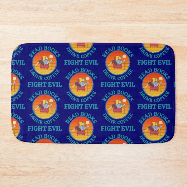 Item preview, Read Books Drink Coffee Fight Evil designed and sold by WoodburyLake.