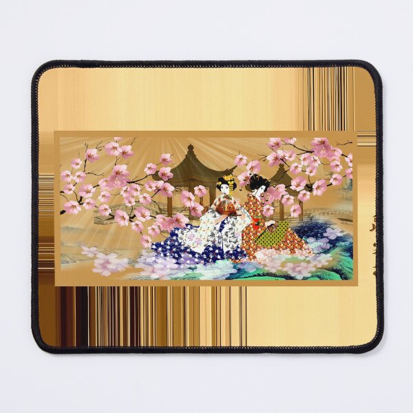 Item preview, Geishas under cherry blossoms designed and sold by harietteh.
