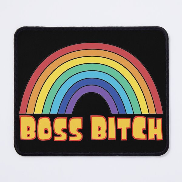 Item preview, The boss bitch - cute rainbow typography designed and sold by SidTastic .