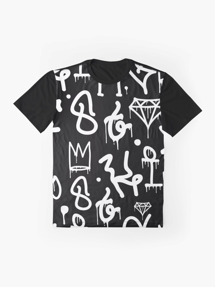 black and white graphic t shirts