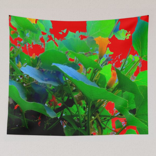 Item preview, RED ABSTRACT PATTERN GARDEN ART designed and sold by sharlesart.