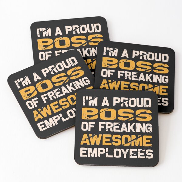 Item preview, I Am A Proud Boss Of Freaking Awesome Employees Vintage  designed and sold by HStudioPrints.
