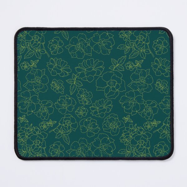 Item preview, Ramblin' Rose Gold on Dark Teal Repeat 5748 designed and sold by Art in My Loft.