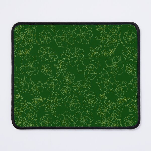 Item preview, Ramblin' Rose Gold on Green Repeat 5748 designed and sold by Art in My Loft.