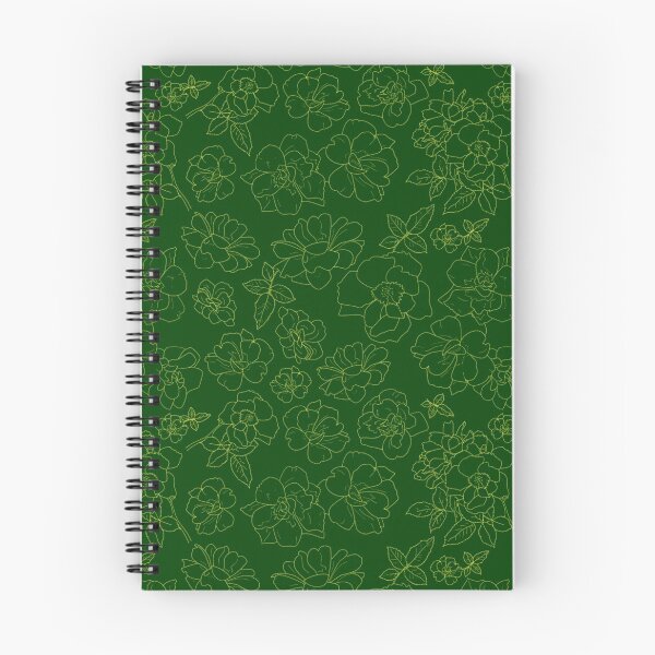 Item preview, Ramblin' Rose Gold on Green Repeat 5748 designed and sold by Art in My Loft.