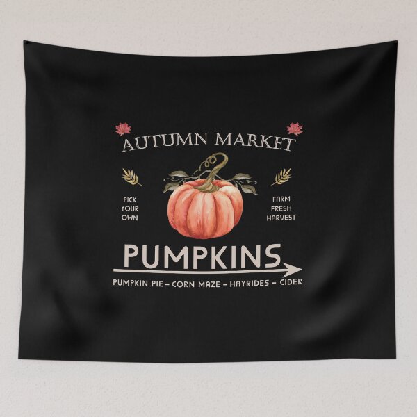 Item preview, Autumn Market Fall Pumpkin Patch at Fall Harvest autumn farm designed and sold by Dream-bubble.