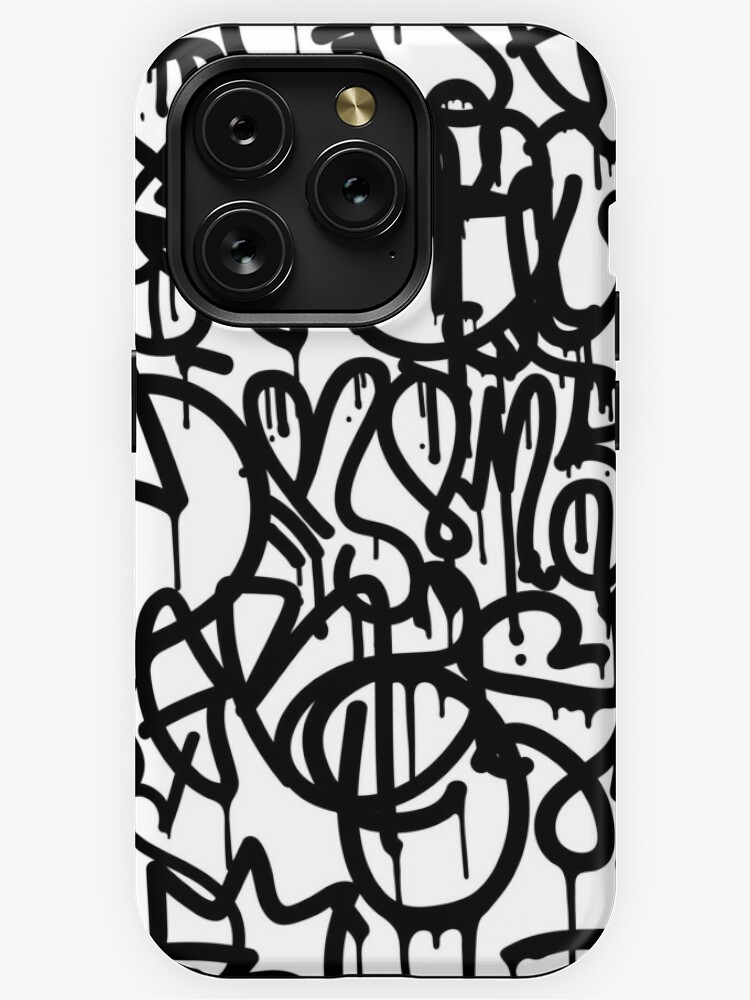 Black and White Graffiti iPhone Case for Sale by PRODUCTPICS