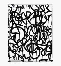 Black and White Graffiti iPad Case/Skin
