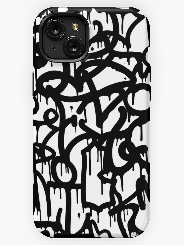 Black and White Graffiti iPhone Case for Sale by PRODUCTPICS