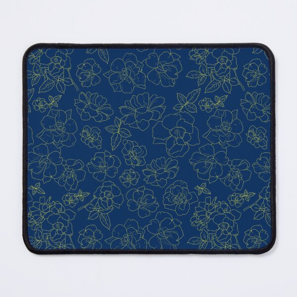 Item preview, Ramblin' Rose Gold on Dark Blue Repeat 5748 designed and sold by Art in My Loft.