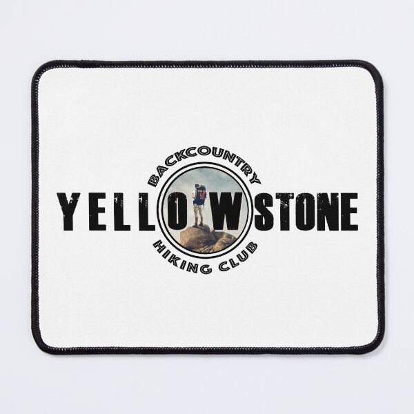 Item preview, BACKCOUNTRY HIKING CLUB  Yellowstone National Park - backcountry hiking designed and sold by SmyrnaBuffalo.