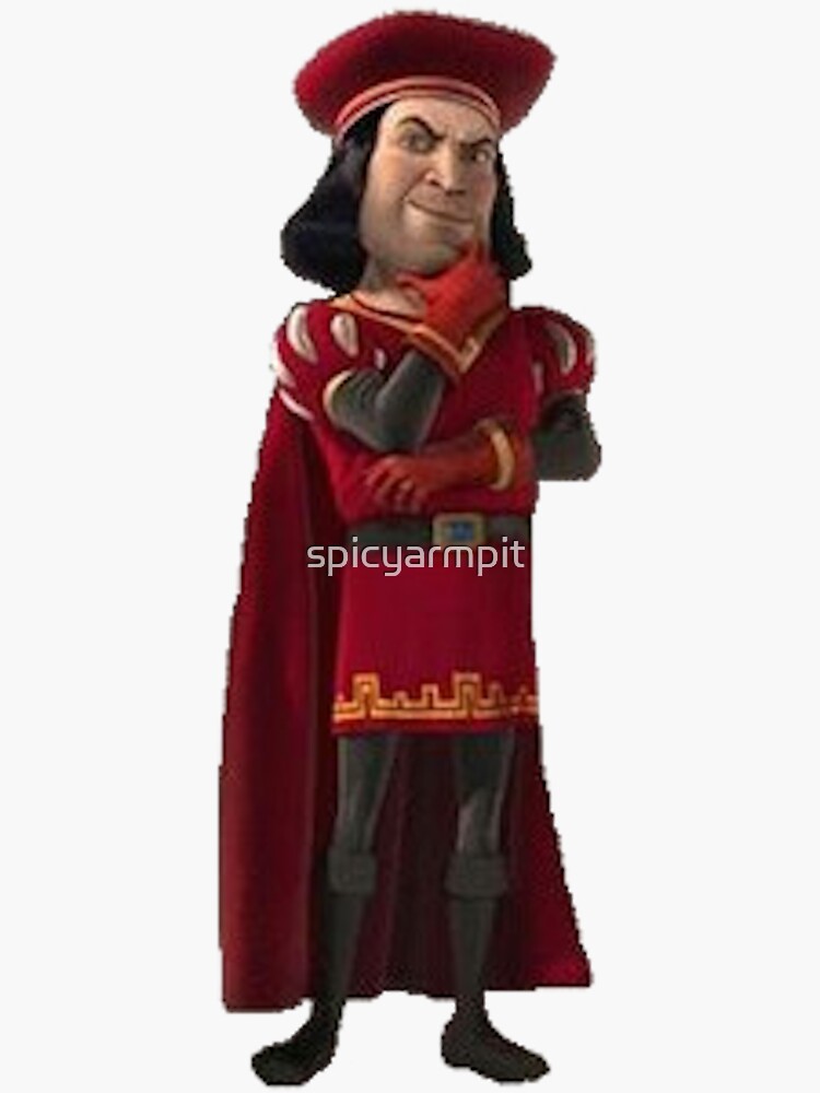 "Lord Farquaad The Ultimate" Sticker for Sale by spicyarmpit Redbubble