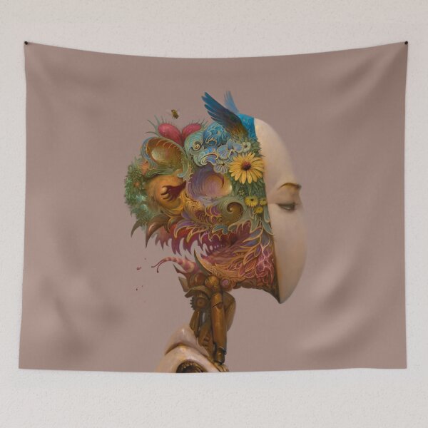 Item preview, M_XI: A Sad Robot Fantasia, painting by Burton Gray designed and sold by Burton Gray.