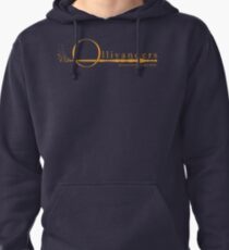 Ollivanders Logo in Yellow Pullover Hoodie